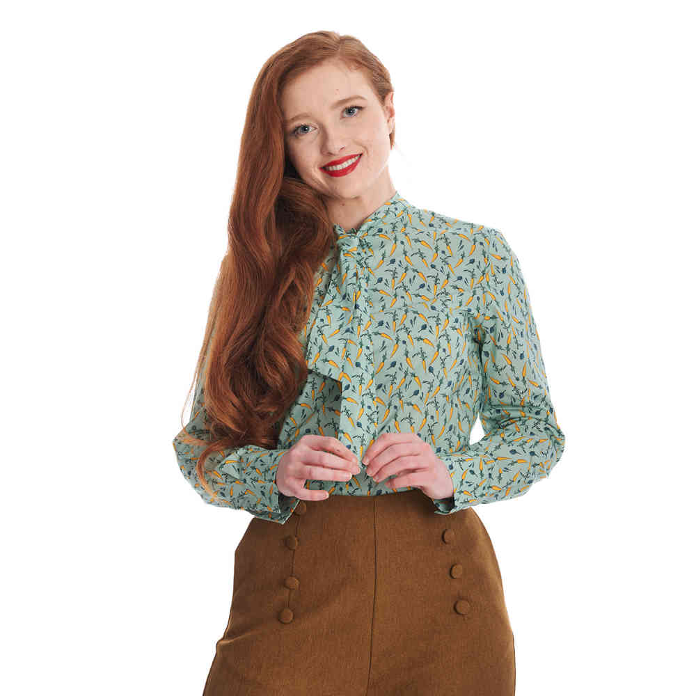 Banned - Winter Garden Blouse - Groen